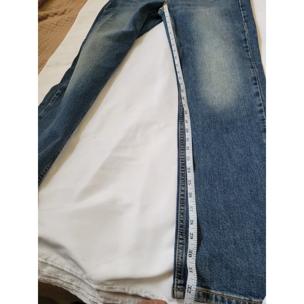 Levis 514 Jeans Mens 30x32 Blue Denim Straight Stretch Leg‎ Flex Eco Performance